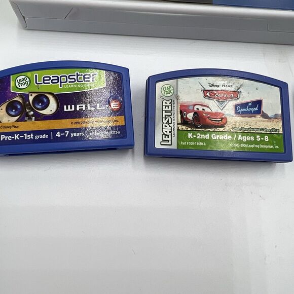 Lot 6 Leapfrog Game Cartridges Leapster cars SpongeBob Batman Star Wars dinosaur - Picture 4 of 10